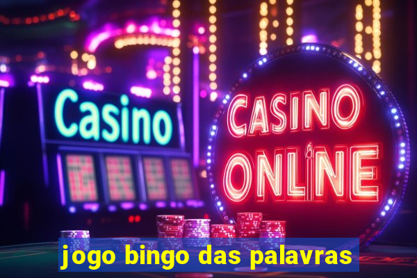 jogo bingo das palavras