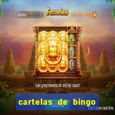 cartelas de bingo para chá de bebê