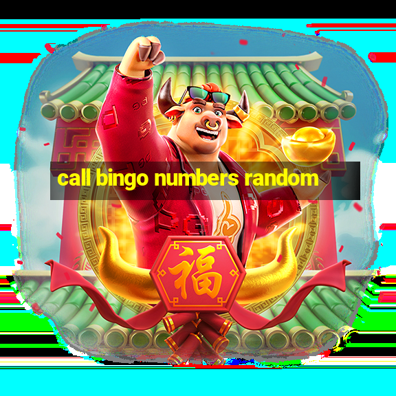 call bingo numbers random