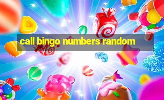 call bingo numbers random