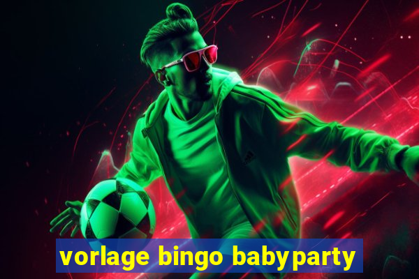 vorlage bingo babyparty