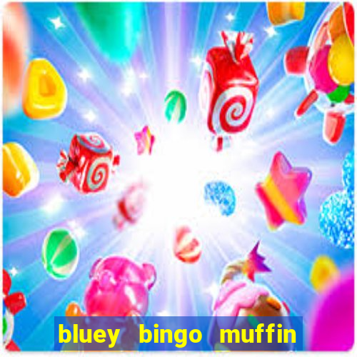 bluey bingo muffin and socks