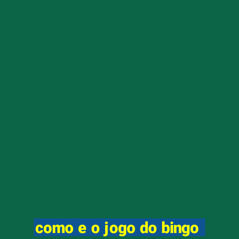 como e o jogo do bingo