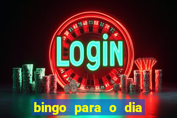 bingo para o dia do estudante