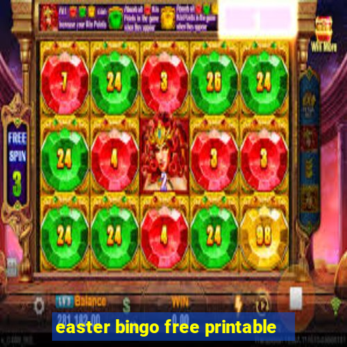 easter bingo free printable