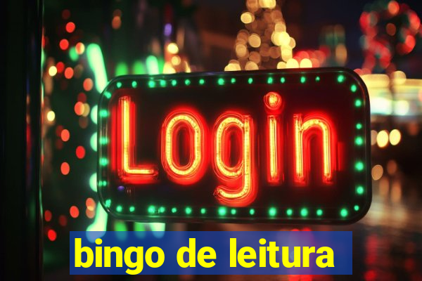 bingo de leitura