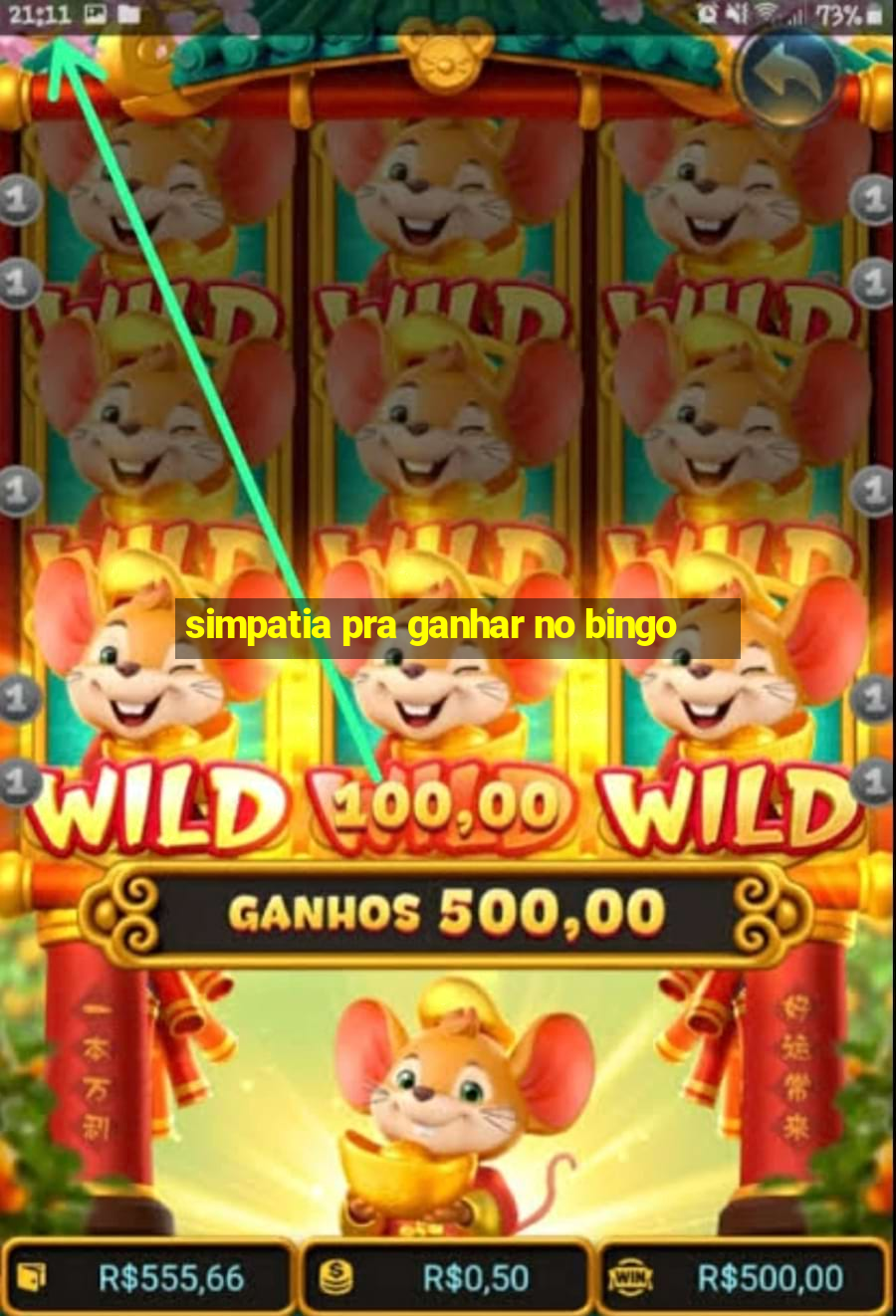 simpatia pra ganhar no bingo