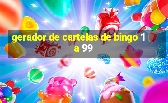 gerador de cartelas de bingo 1 a 99