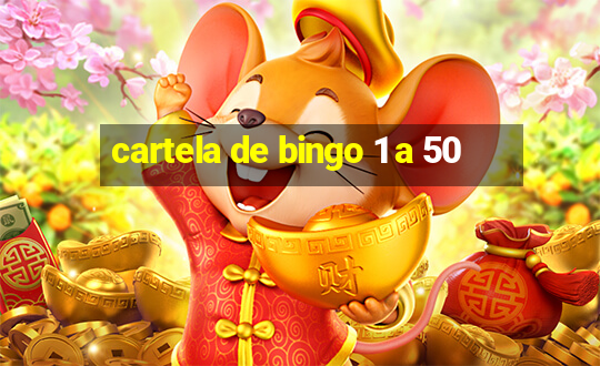 cartela de bingo 1 a 50