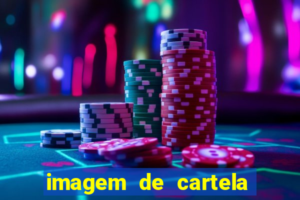 imagem de cartela de bingo