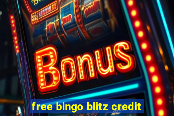 free bingo blitz credit