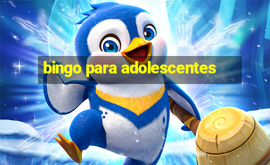 bingo para adolescentes