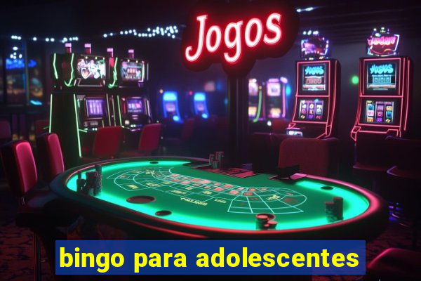 bingo para adolescentes