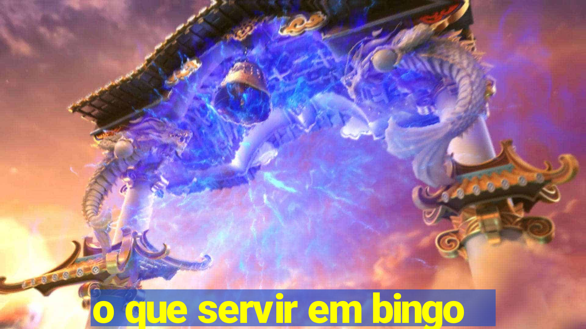 o que servir em bingo