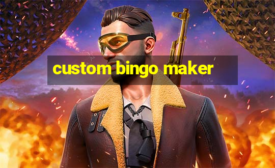 custom bingo maker