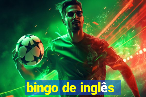 bingo de inglês