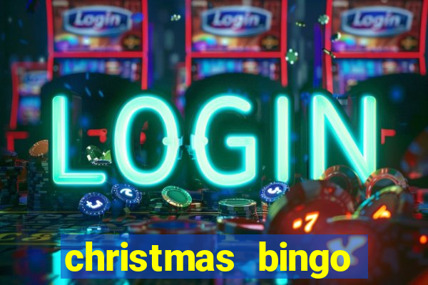 christmas bingo card generator