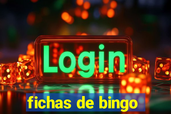 fichas de bingo