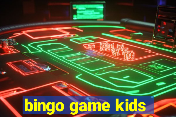 bingo game kids