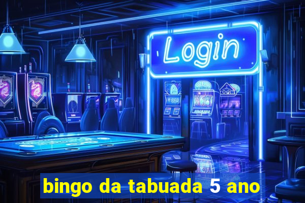 bingo da tabuada 5 ano