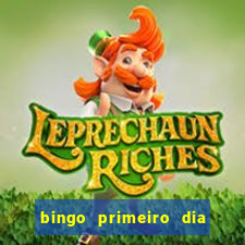 bingo primeiro dia de aula