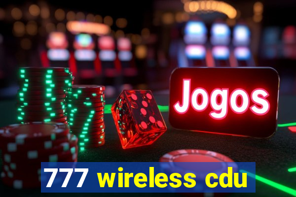 777 wireless cdu