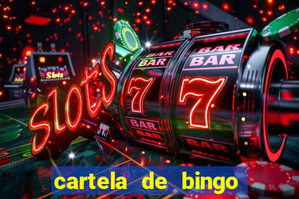 cartela de bingo para chá de bebê