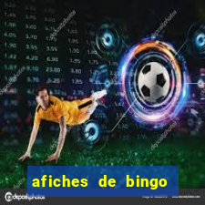 afiches de bingo para editar