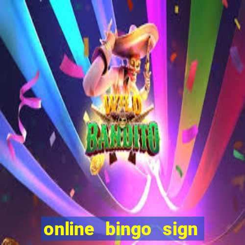 online bingo sign up bonus