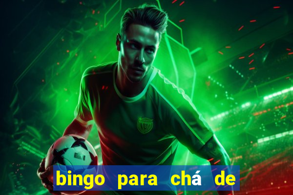 bingo para chá de bebê para imprimir grátis