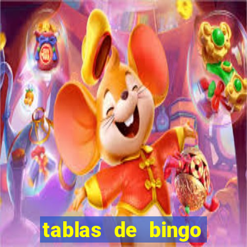 tablas de bingo para imprimir en excel