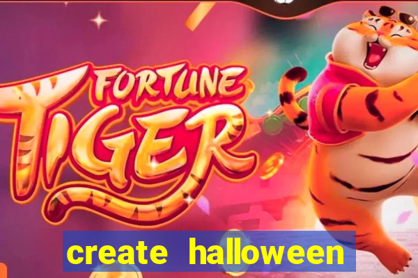 create halloween bingo card