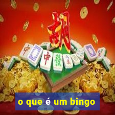 o que é um bingo