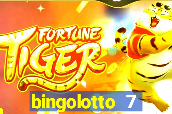 bingolotto 7 januari 2024