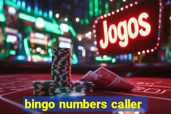 bingo numbers caller