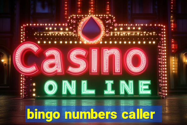 bingo numbers caller