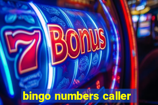 bingo numbers caller