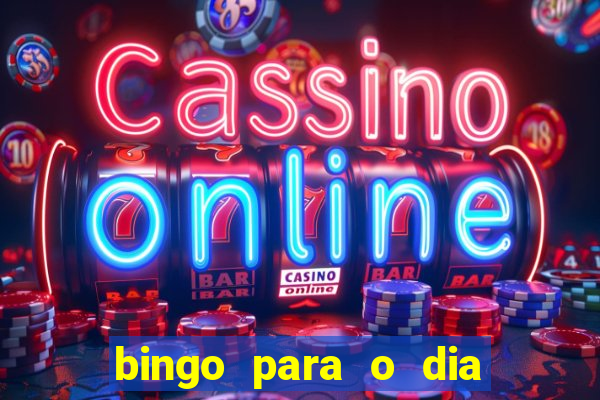 bingo para o dia da mulher