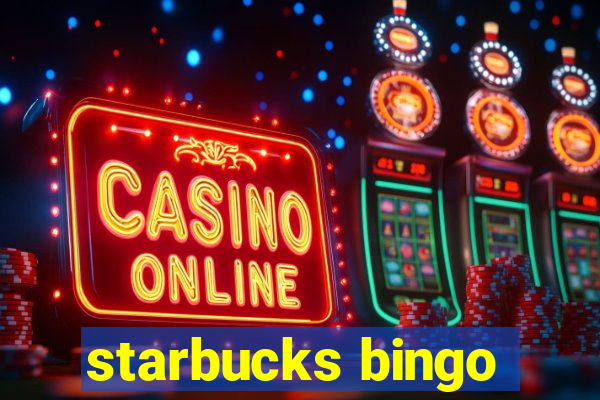 starbucks bingo