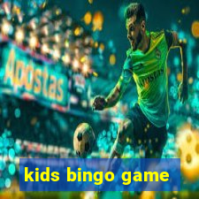 kids bingo game