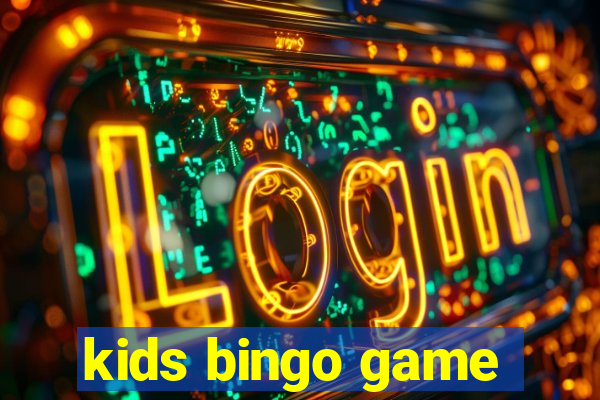 kids bingo game