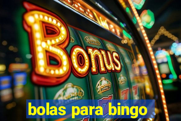 bolas para bingo