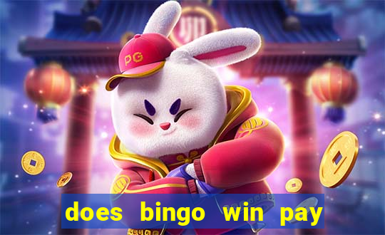 does bingo win pay real money