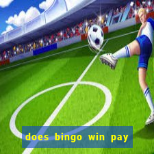 does bingo win pay real money