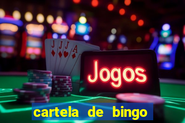 cartela de bingo para imprimir gratis