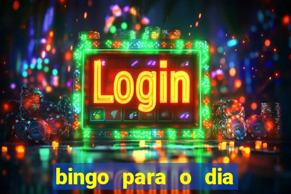 bingo para o dia do estudante