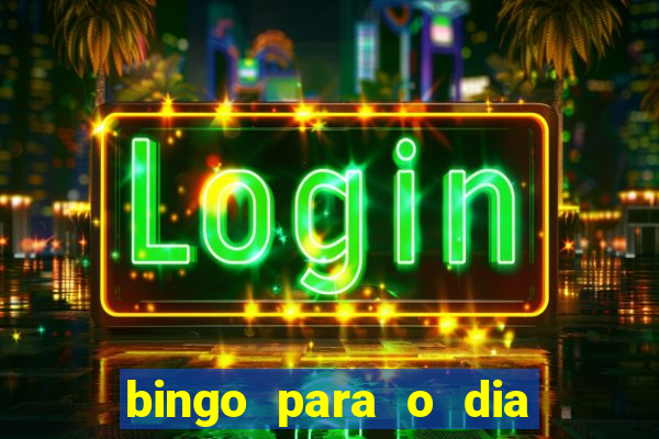 bingo para o dia do estudante