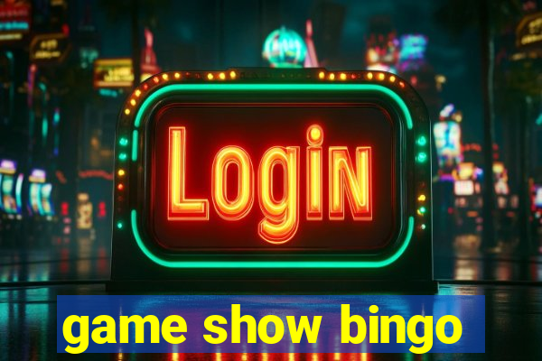 game show bingo