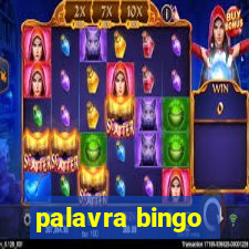 palavra bingo