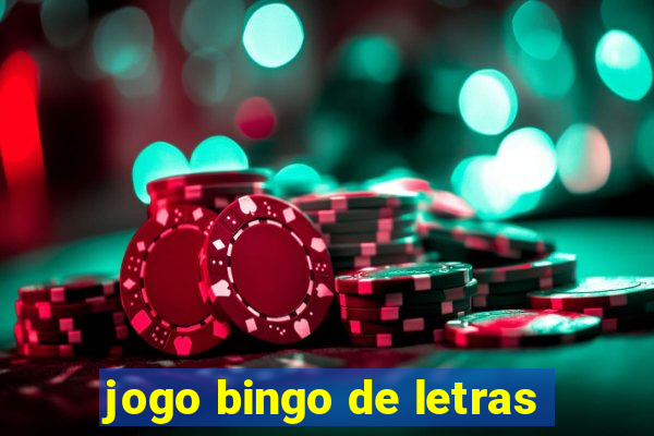 jogo bingo de letras